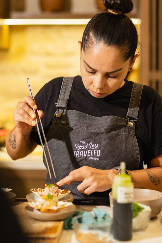 Private chef for the day cooking in a villa kitchen near playa potrero, guanacaste.